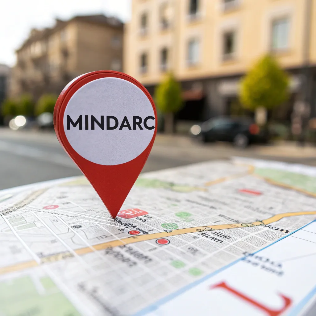 Map location of MINDARC office